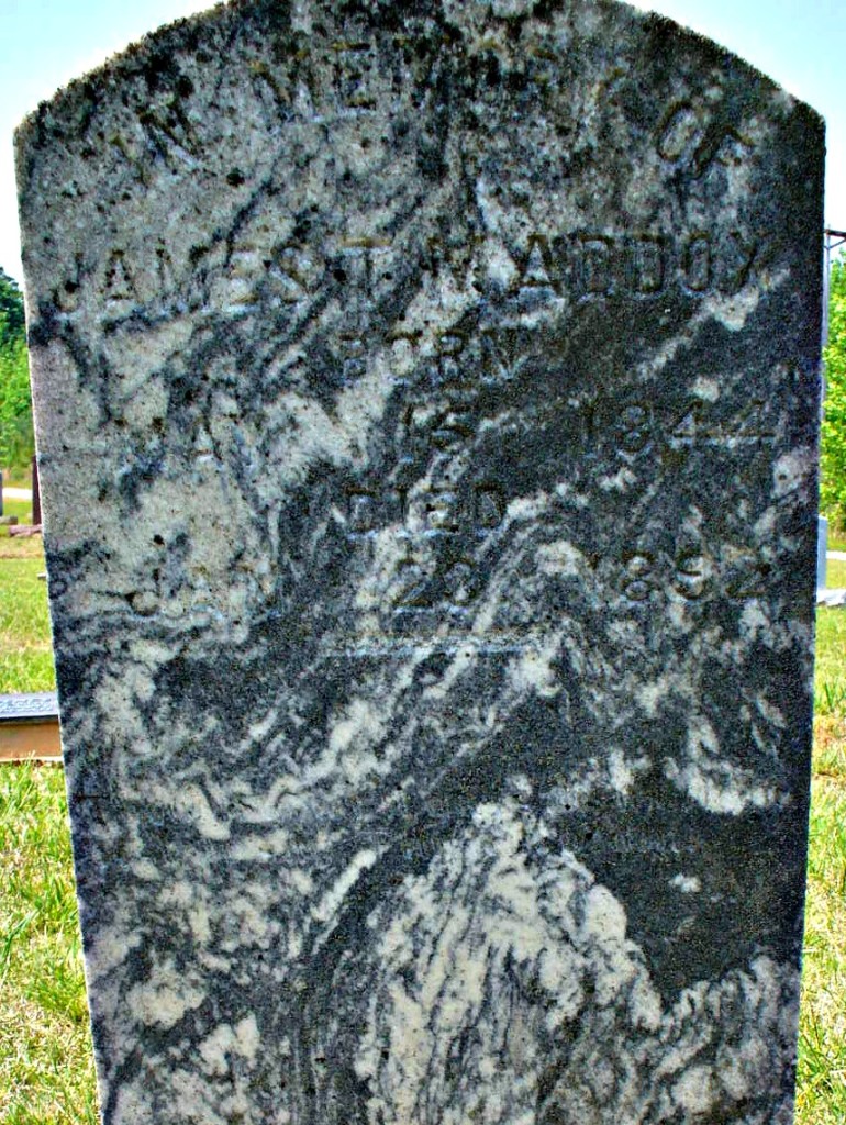 Using Picmonkey to read old gravestones