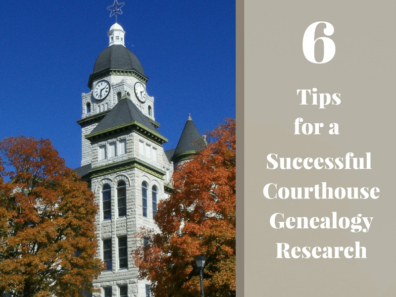 Courthouse genealogy research can be some of your most successful research. Follow these tips to be a more efficient and successful courthouse researcher.