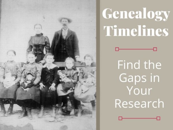 Genealogy timelines help reveal gaps in your research. They are easy to create and can help move your ancestor research forward.