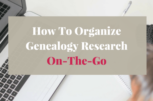How to organize genealogy research is a common question. Researching at home or on the go, the best genealogy organization system is one you use regularly.