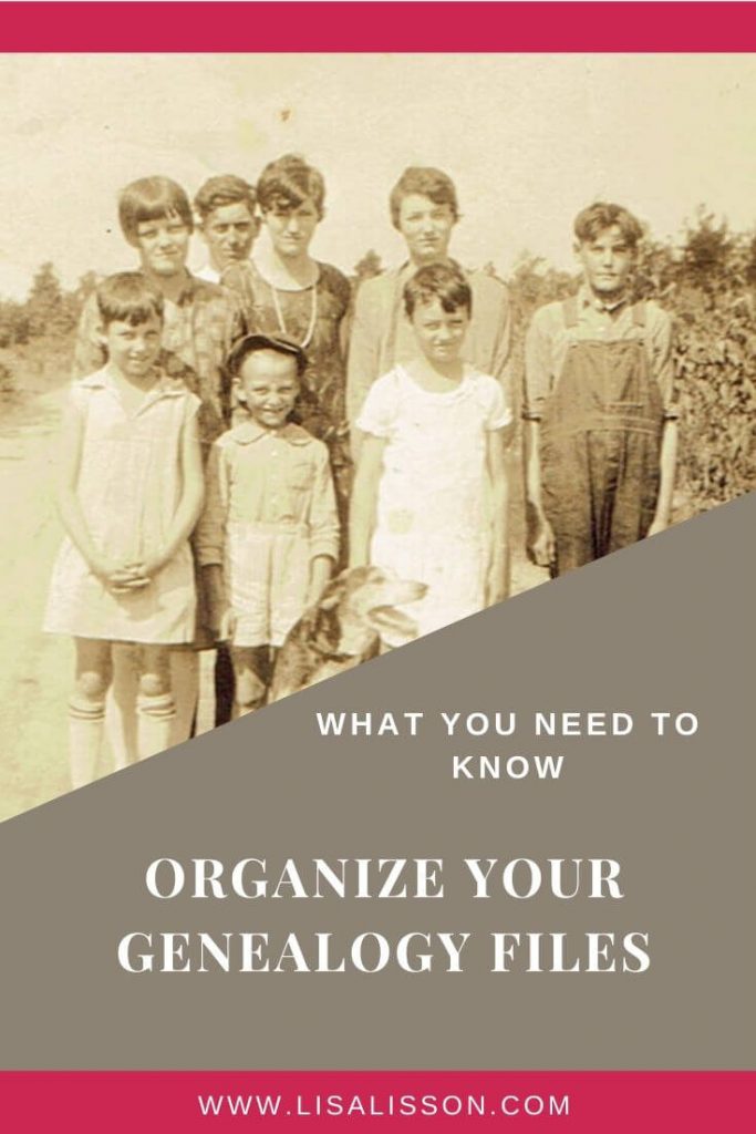 Are your genealogy files disorganized? Let's talk about what you need to know to organize your genealogy files.