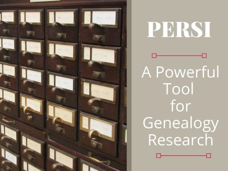 PERSI - A Powerful Tool For Genealogy Research - Are You My Cousin?