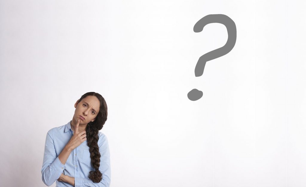 woman with question mark for genealogy questions
