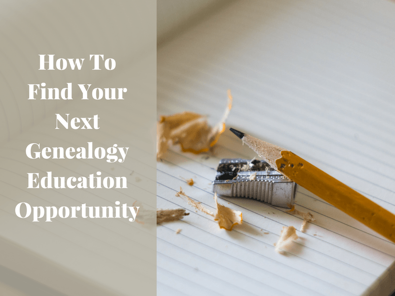 Many online genealogy education opportunities can be found. Whether short videos or a full online class, everyone can further their genealogy education.