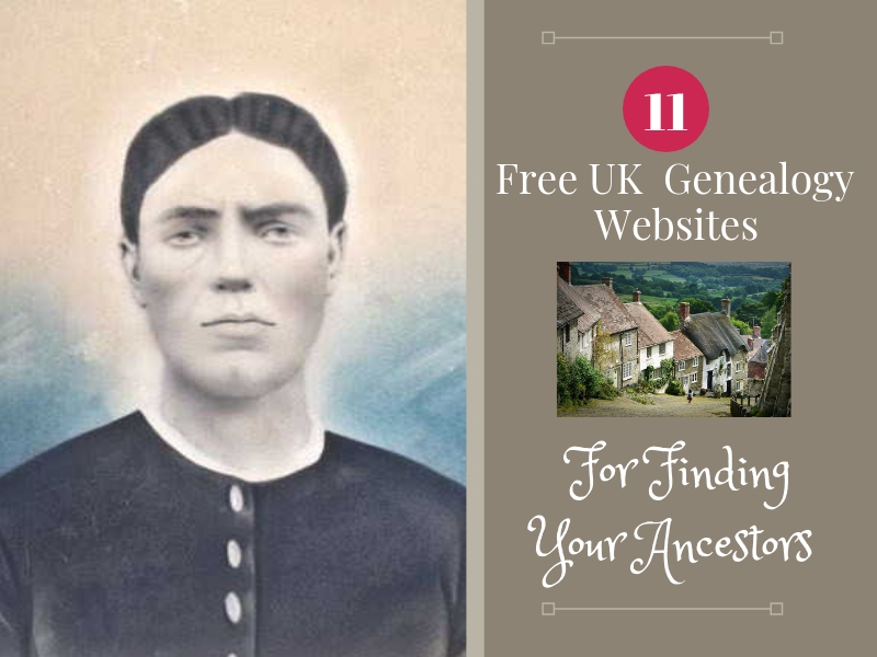 Get started finding your UK ancestors the frugal way. Free genealogy websites for you your UK genealogy research. #genealogy #free #ancestors