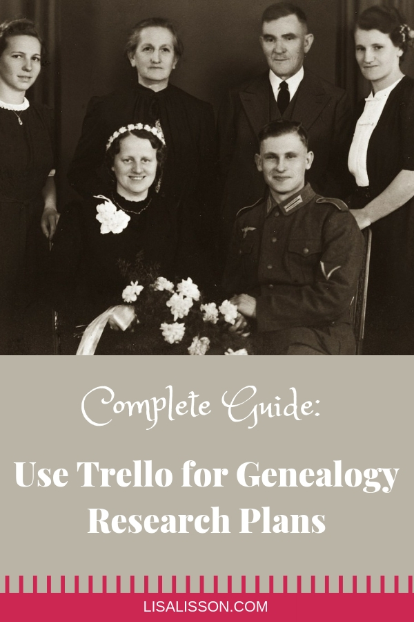 Search for your ancestors more efficiently with a genealogy research plan. Create and track your own genealogy research plans using Trello. 