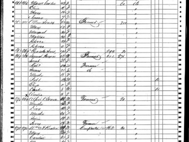 1860 Census, Mecklenburg County, VA