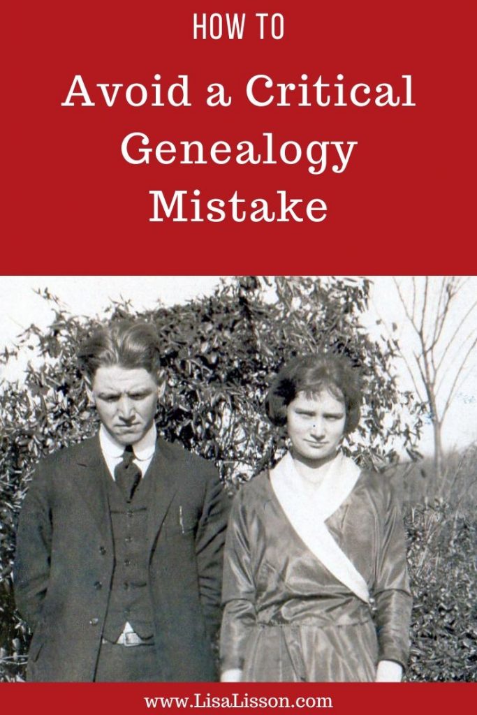 Is your genealogy research stuck? Maybe you made this critical genealogy mistake.