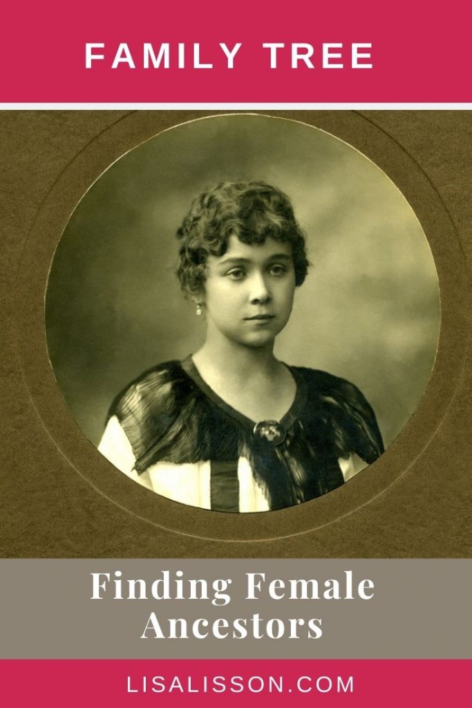 antique photo of woman
