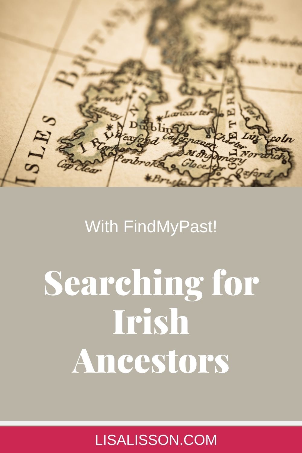 old historical map of Ireland