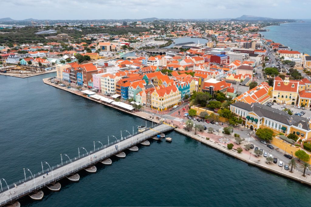 Bird's eye view of Aruba