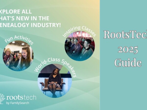 Activities listed for RootsTech 2025.
