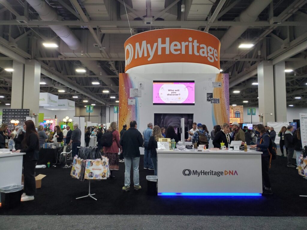 MyHeritage booth
