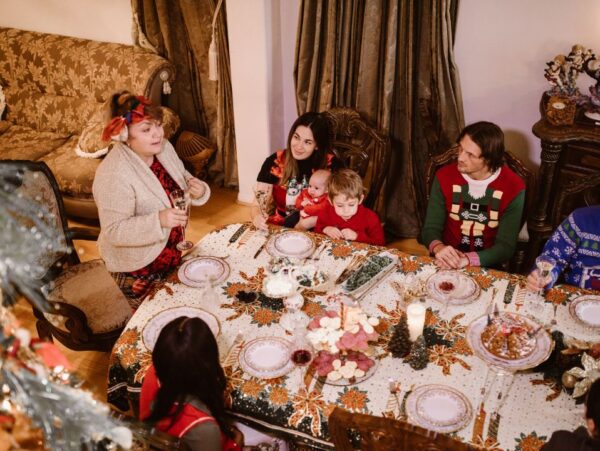 Family holiday dinner
